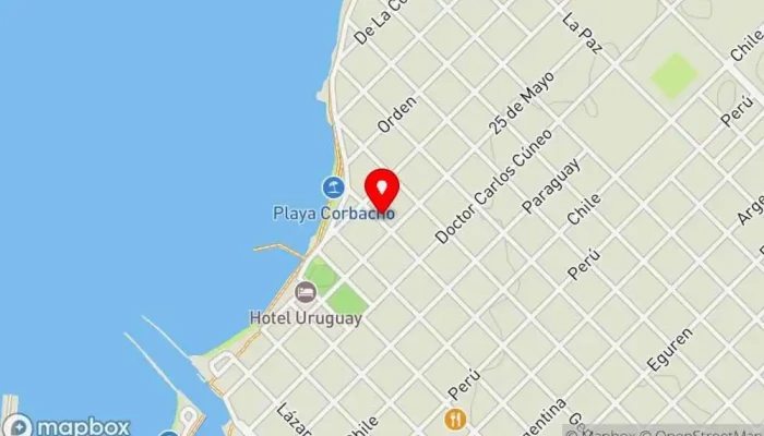 mapa de Laguna Resto Bar Bar en Nueva Palmira