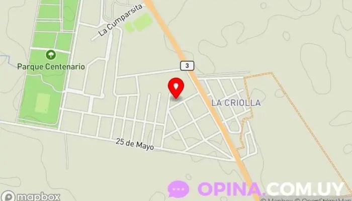 mapa de Lalulekiosko Papelería en Trinidad