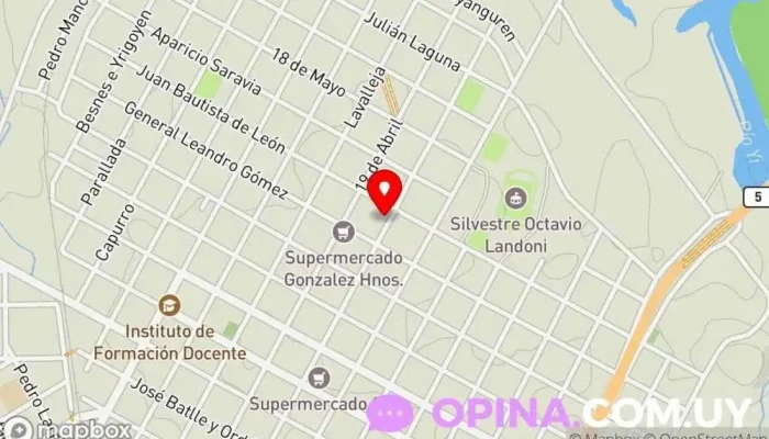 mapa de Lápiz, Papel o Tijera Papelería en Durazno