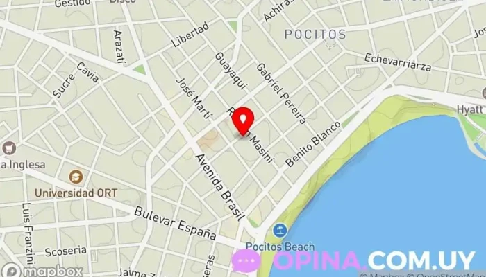 mapa de Las Marías by Praxis Spa, Clínica ambulatoria en Montevideo