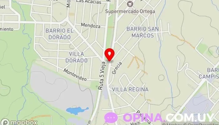 mapa de Las piedras Jardín de infancia en 18 de Mayo