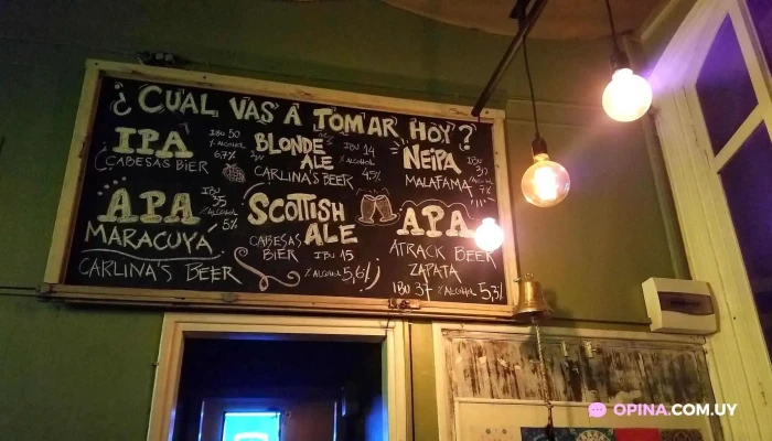 Las Pintas Bar -  Menu - Treinta y Tres