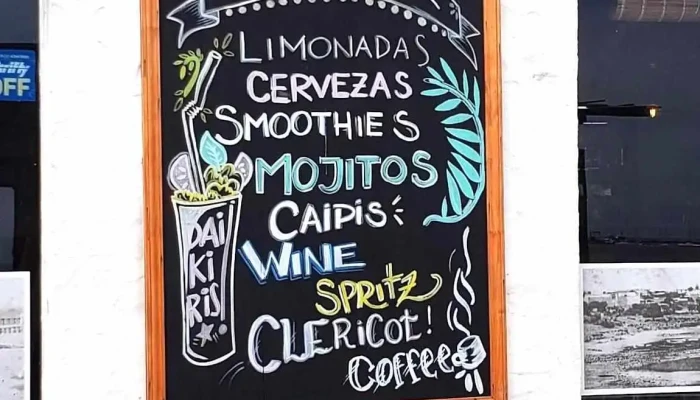 Las Tunas Beach Bar -  Menu - Col. del Sacramento