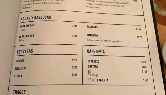 Late Resto -  Menu - Punta del Este