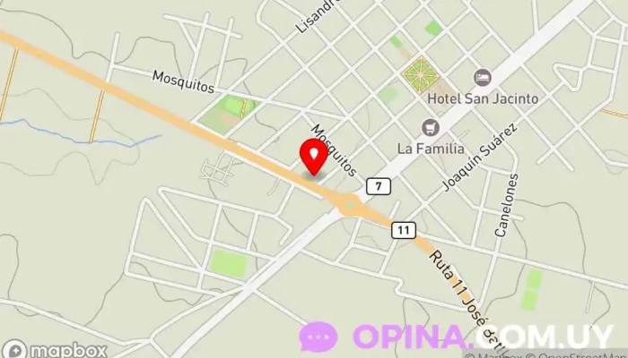 mapa de LautaroÑopolis Escuela en San Jacinto