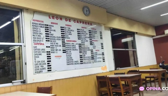 Leon De Caprera -  Menu - Montevideo