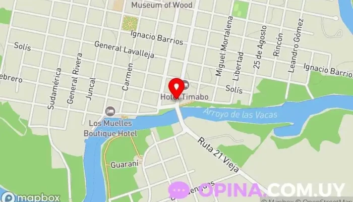 mapa de Leonardo Giardello Inmobiliaria Agencia inmobiliaria en Carmelo