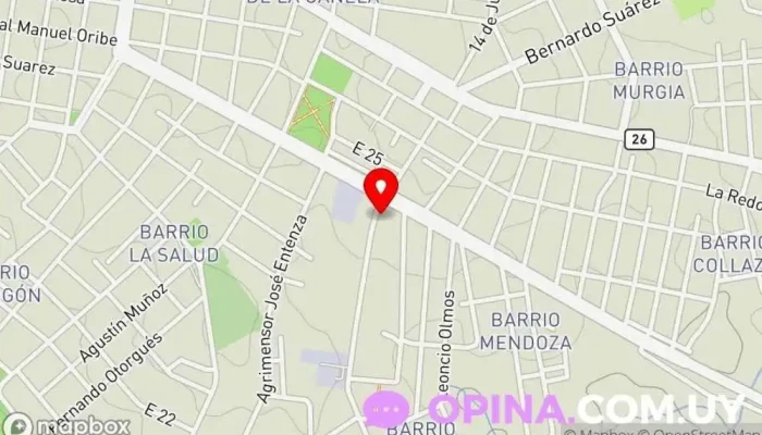 mapa de Lerice Papelería, Artesanía en Melo