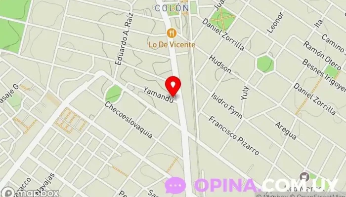 mapa de Letisland Agencia inmobiliaria en Montevideo