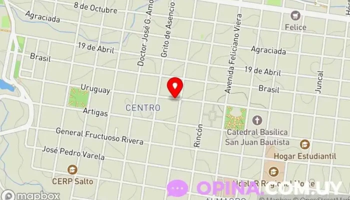 mapa de Libreria ARIEL Librería en Salto