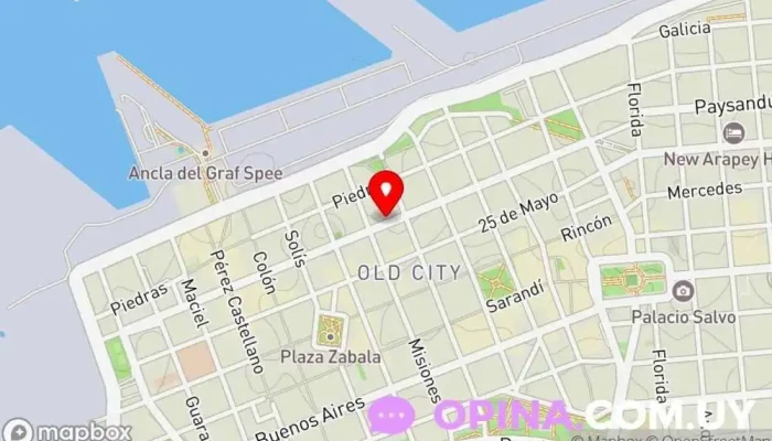 mapa de Librería Editorial Arquidiocesana Librería en Montevideo