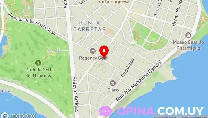 mapa de Librería Editorial Arquidiocesana Tienda LEA Comercio en Montevideo