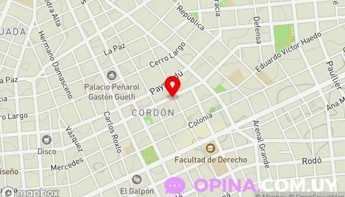 mapa de Libreria Ilion Librería, Tienda de bolígrafos en Montevideo