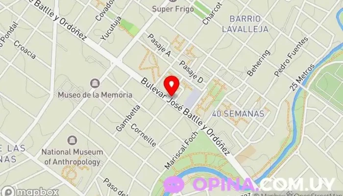 mapa de Librería Libros Angel Librería en Montevideo