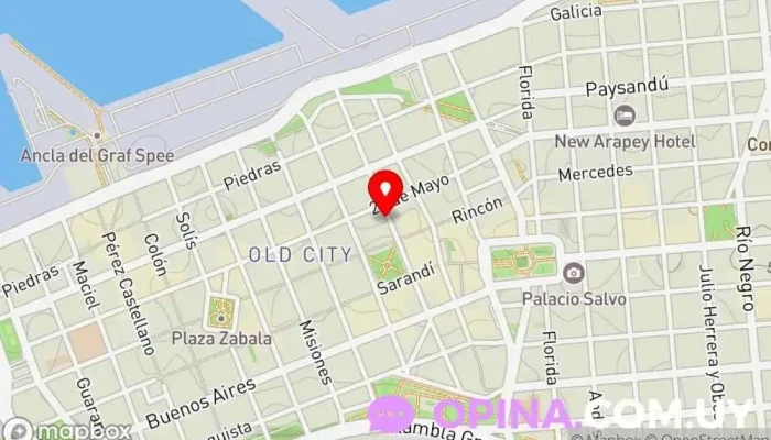 mapa de Librería Linardi Y Risso Librería en Montevideo