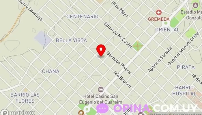 mapa de Librería Quimera Librería en Artigas