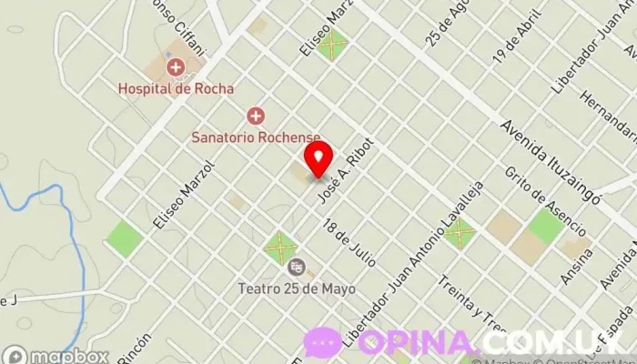 mapa de Libreria Tadi Libros Librería en Rocha