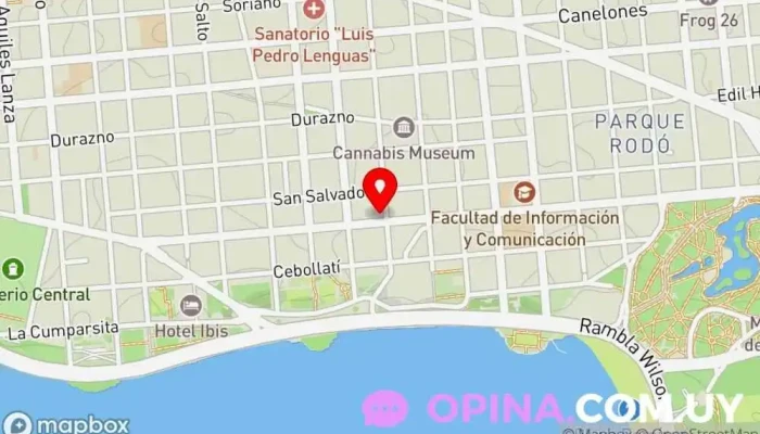 mapa de Libreria Uruguaya Papelería en Montevideo
