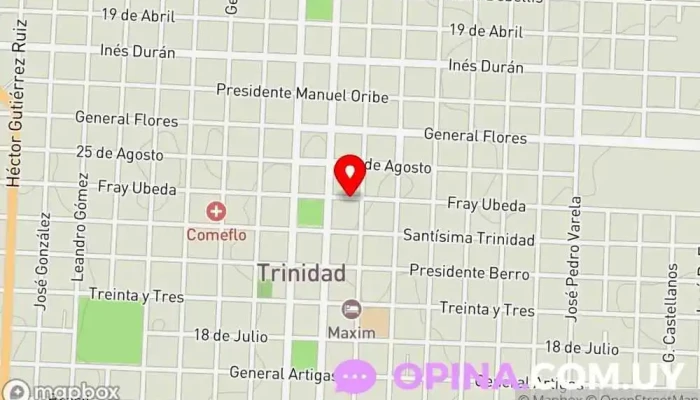 mapa de Libreria y Papeleria Pelaez Papelería en Trinidad