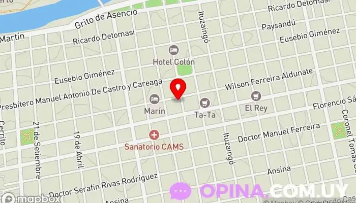 mapa de Librerias del Litoral Tienda de bolígrafos en Mercedes