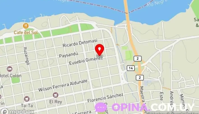 mapa de Librooks Librería en Mercedes