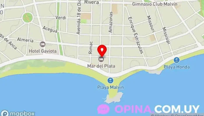 mapa de Libros de La Arena Librería en Montevideo