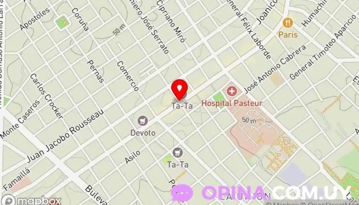 mapa de Libros del Simourgh Tienda de bolígrafos en Montevideo