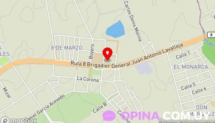 mapa de Liceo Nº 52 - Villa Garcia Escuela de primaria en Montevideo