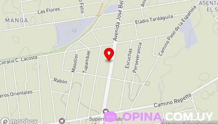 mapa de Liceo Reina Reyes Escuela en Montevideo