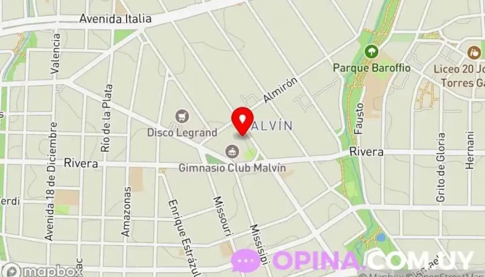 mapa de Lila Stationery Lovers Papelería en Montevideo