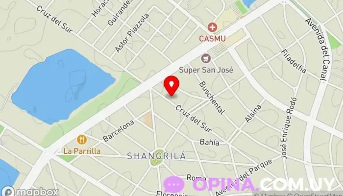 mapa de Lilia Patrone - Terapias Holísticas - Armonía Vital Terapeuta de reiki, Profesional de medicina alternativa, Servicio de depilación, Centro de depilación láser, Masajista, Depilación con cera en Ciudad de la Costa