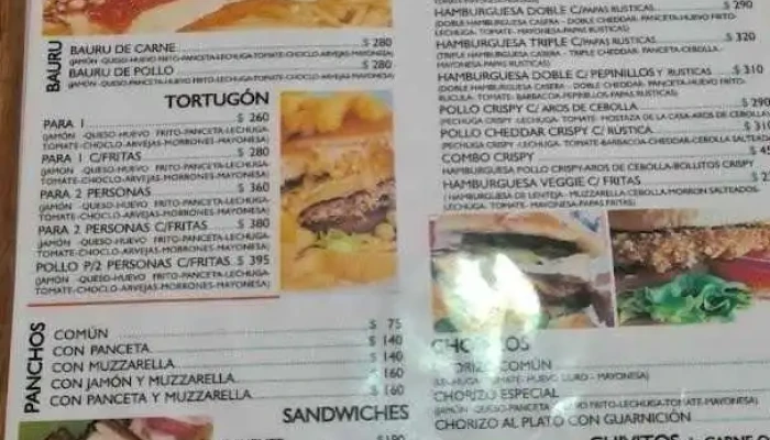 Lo De Ana -  Menu - San Carlos