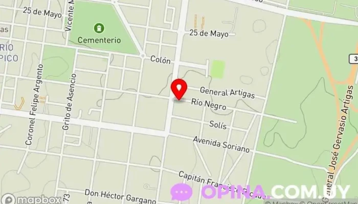 mapa de Lo de Silvia. Papelería y mas... Tienda de artículos para el hogar en Paysandú