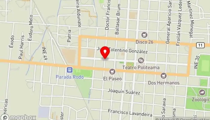 mapa de Lo de vero Cafetería en Canelones