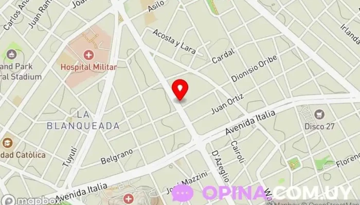 mapa de LOA Edificio de apartamentos en Montevideo