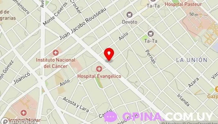 mapa de LOKI DANCE Escuela en Montevideo