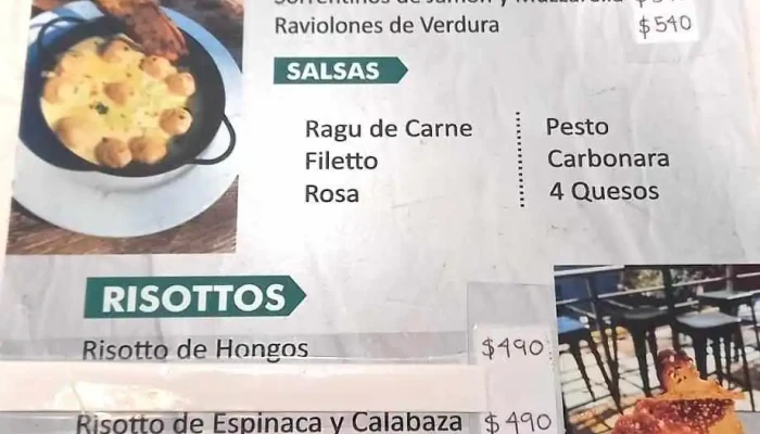 Lombardia Menu - Montevideo