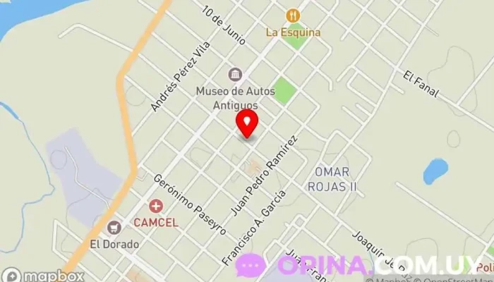 mapa de London Capacitaciones Escuela en Rio Branco