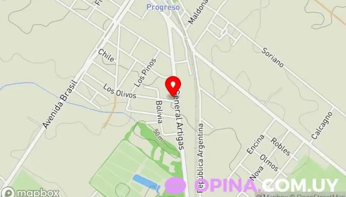 mapa de London Institute Progreso Escuela en Progreso