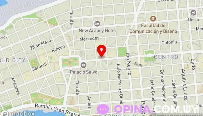 mapa de los invisibles libreria Librería en Montevideo