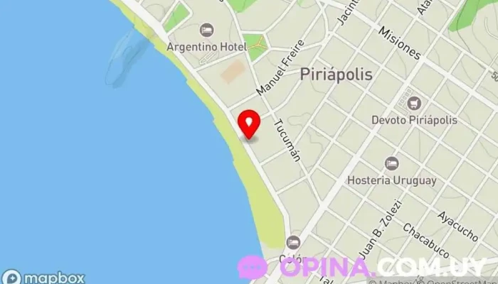 mapa de LOS LIBROS PIRIÁPOLIS Librería en Piriápolis