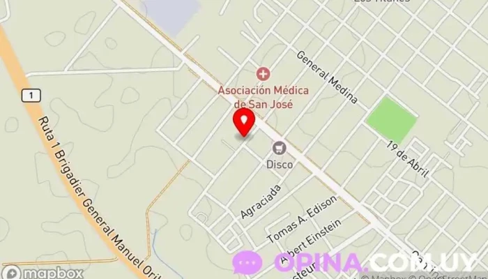 mapa de LR Odontología Clínica dental en Libertad