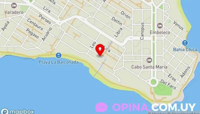 mapa de Macora Urbanización en Puerto la Paloma