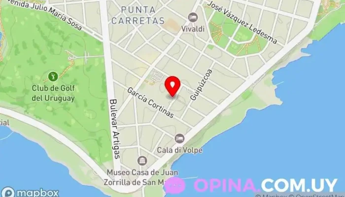 mapa de MAGARIÑOS BIENES RAÍCES Agentes inmobiliarios en Montevideo