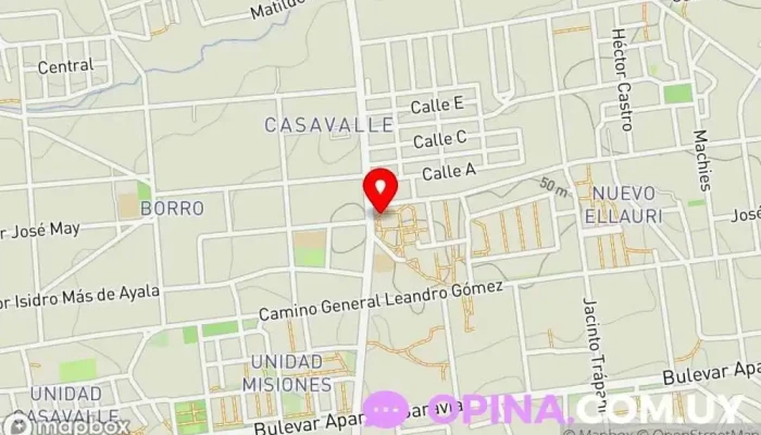 mapa de Mágico día cotillon Papelería en Montevideo