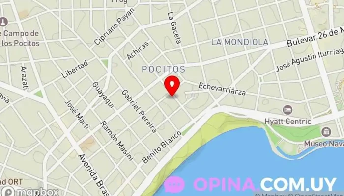 mapa de Magno & Asociados Agencia inmobiliaria en Montevideo