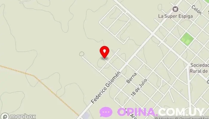 mapa de Malumar Tienda de regalos en Nueva Helvecia