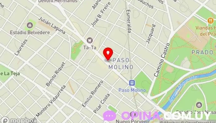 mapa de Marcel Calzados Tienda de botas, Comercio en Montevideo