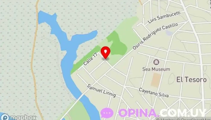 mapa de Marú Propiedades Agencia inmobiliaria en Punta del Este