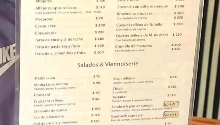 Mas Te Por Favor Menu - Punta del Este